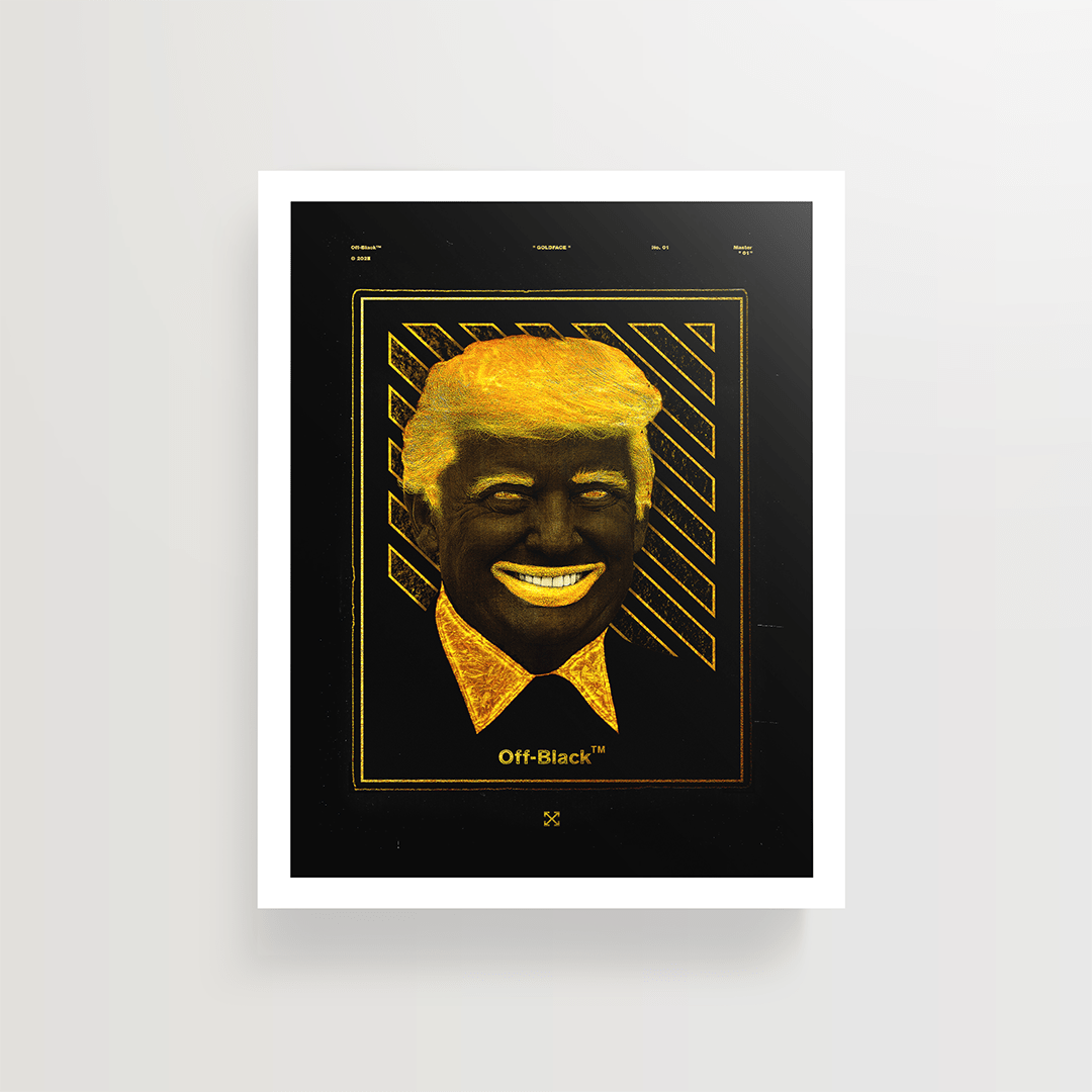 Off-Black™ x D8NGEROUS™ - "GOLDFACE" Print