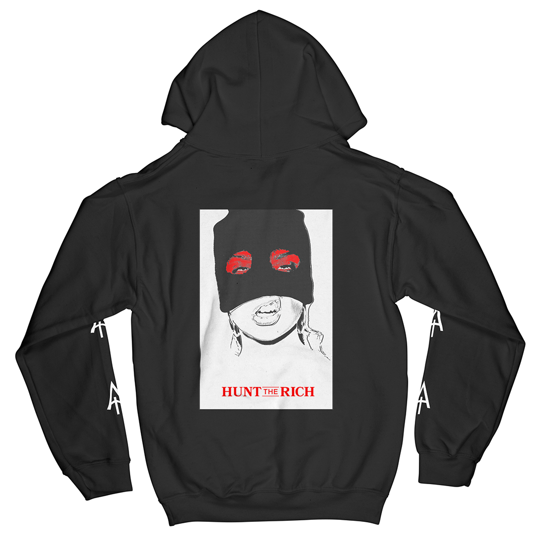 Hunt The Rich Black Hoodie