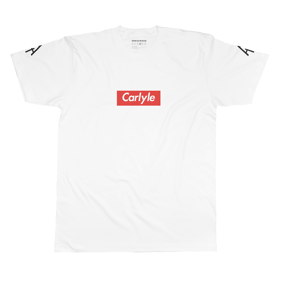 Carlyle X Supreme White/Red Tee