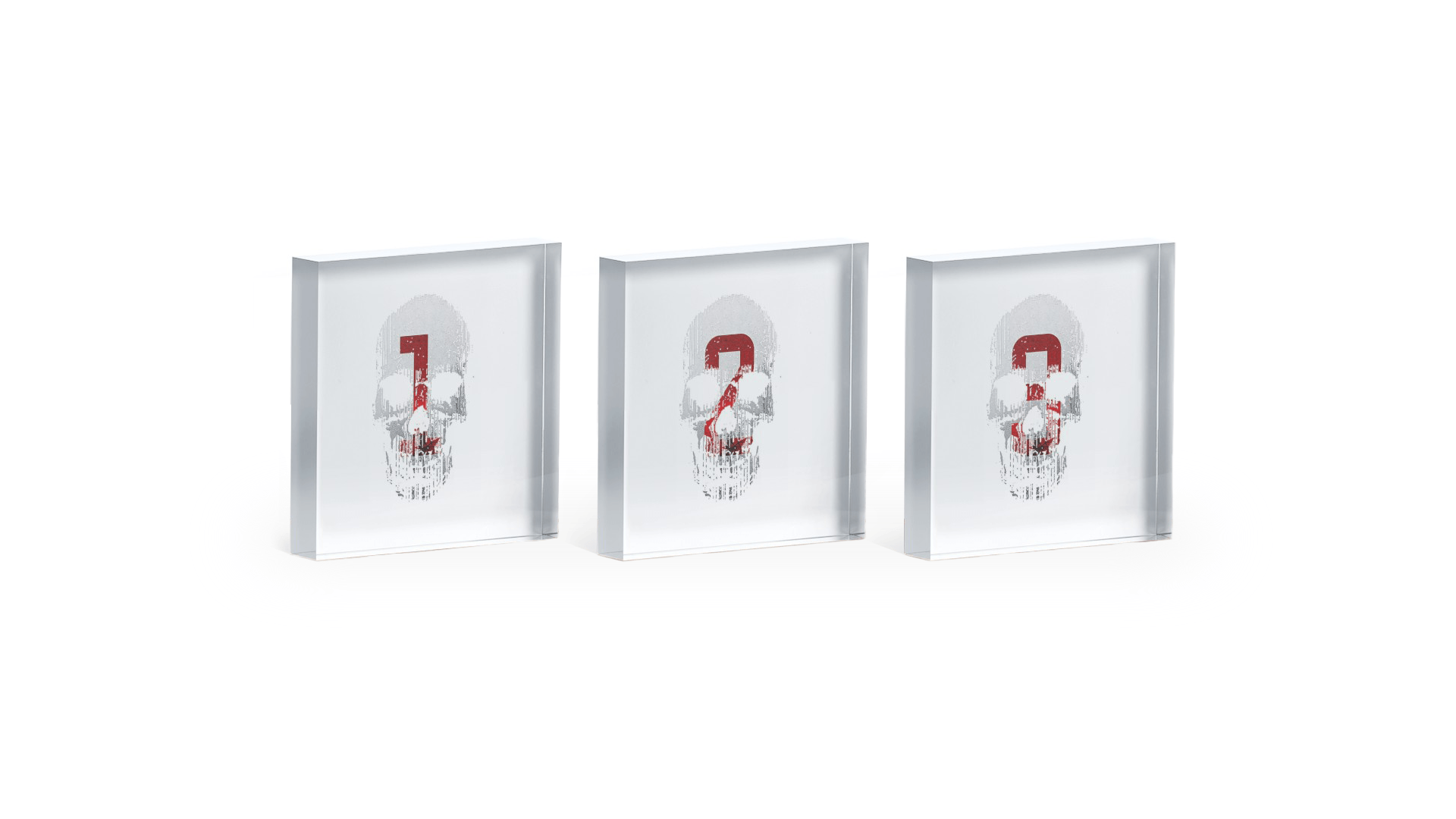 OK Skulls, Genesis Edition — Acrylic Block Set